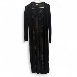 Full Tilt Women’s Black Duster Cardigan